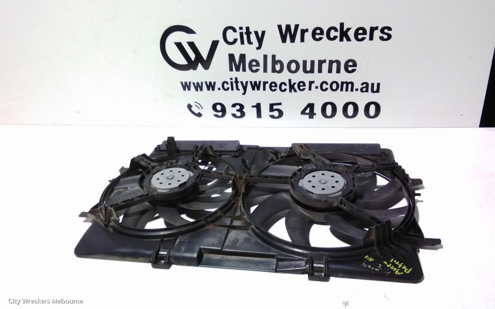 AUDI A4 FAN, DUAL FAN ASSY, 1.8, PETROL, 400W/200W, B8 8K, 02/2008 - 09/2015