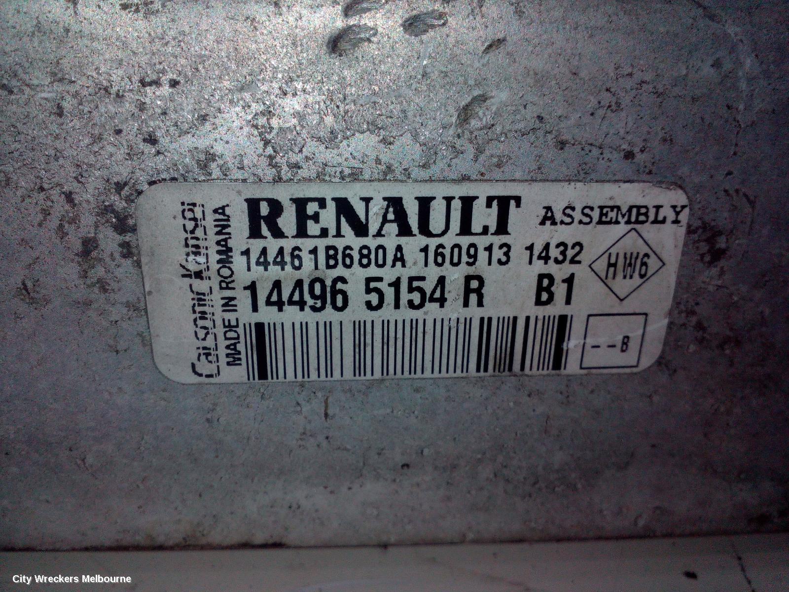 RENAULT CLIO INTERCOOLER, 1.2, H5F, X98, 09/2013 - 10/2019