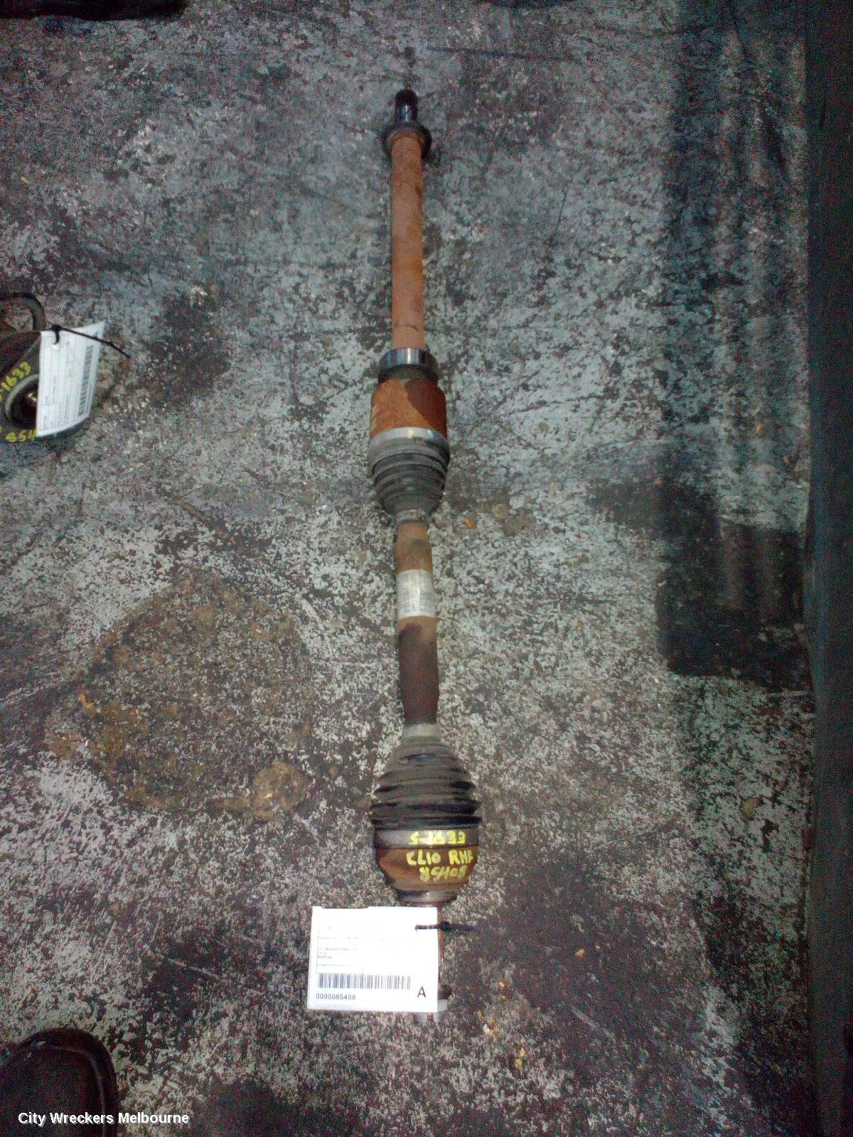 RENAULT CLIO RIGHT DRIVESHAFT, FRONT, AUTO T/M, PETROL, 1.2, X98, 09/2013 - 10/2019
