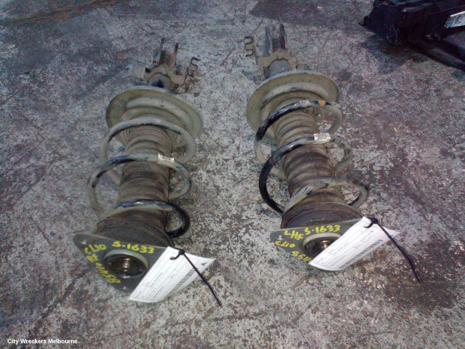 RENAULT CLIO LEFT FRONT STRUT, X98, NON RS TYPE, 09/2013 - 10/2019