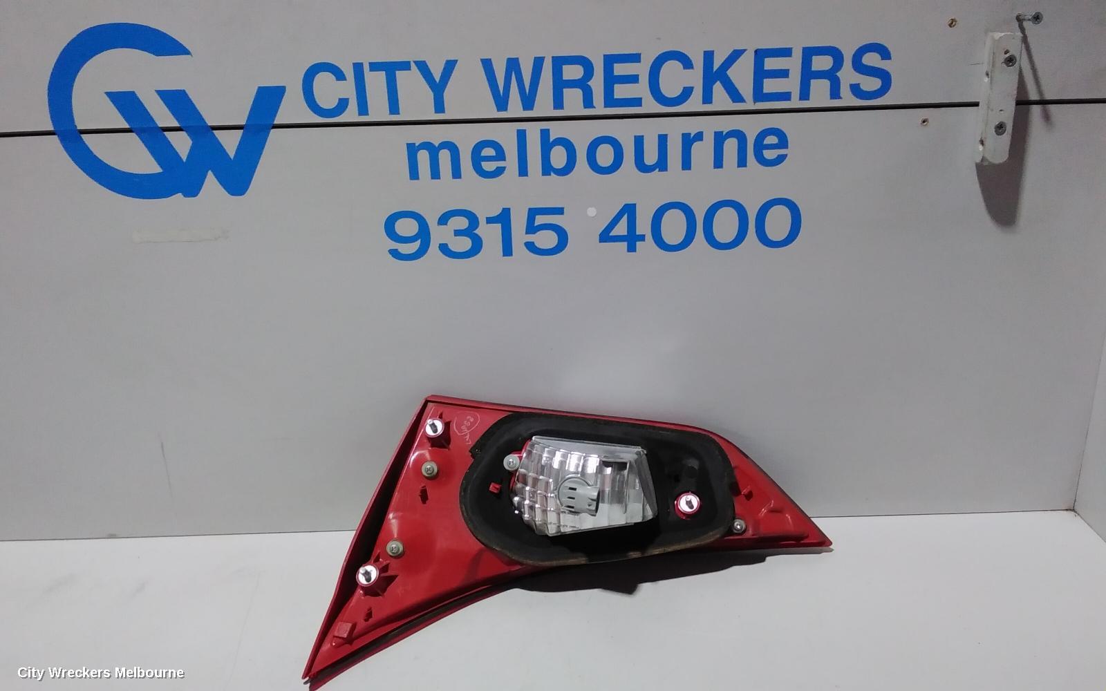TOYOTA COROLLA REAR GARNISH, TAILGATE LAMP (LH SIDE), ZRE182R, HATCH, 10/2012 - 03/2015