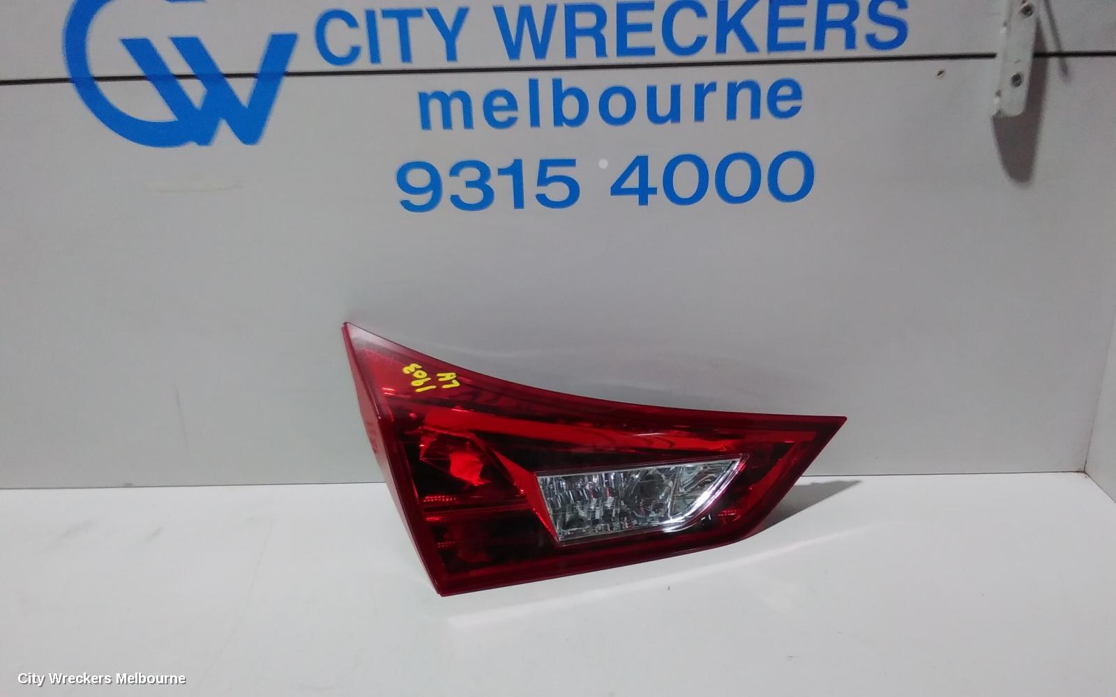TOYOTA COROLLA REAR GARNISH, TAILGATE LAMP (LH SIDE), ZRE182R, HATCH, 10/2012 - 03/2015