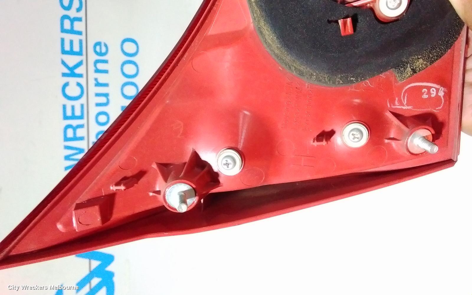 TOYOTA COROLLA REAR GARNISH, TAILGATE LAMP (RH SIDE), ZRE182R, HATCH, 10/2012 - 03/2015