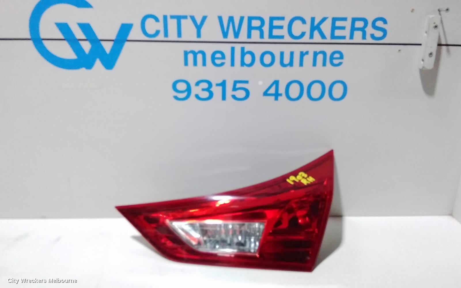 TOYOTA COROLLA REAR GARNISH, TAILGATE LAMP (RH SIDE), ZRE182R, HATCH, 10/2012 - 03/2015