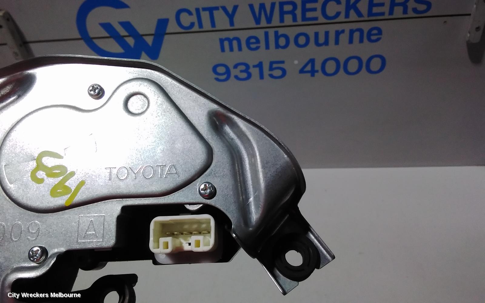 TOYOTA COROLLA WIPER MOTOR, TAILGATE, ZRE172/20182R, 10/2012 - 06/2019