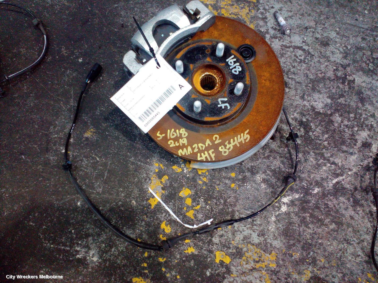 MAZDA 2 LEFT FRONT HUB ASSEMBLY, DJ/DL, 10/2014 ONWARDS