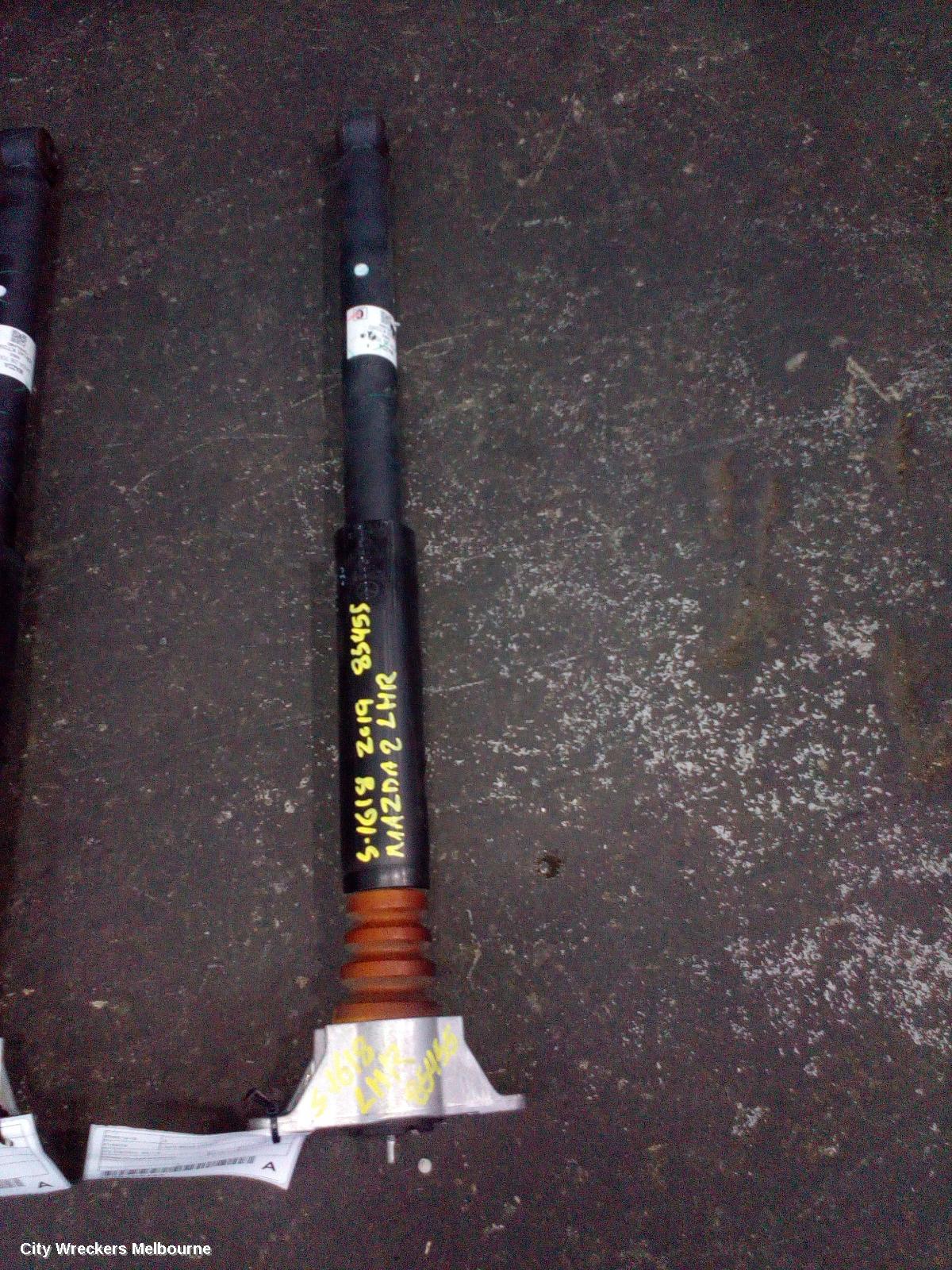 MAZDA 2 LEFT REAR STRUT, DJ, HATCH, 09/2014 ONWARDS