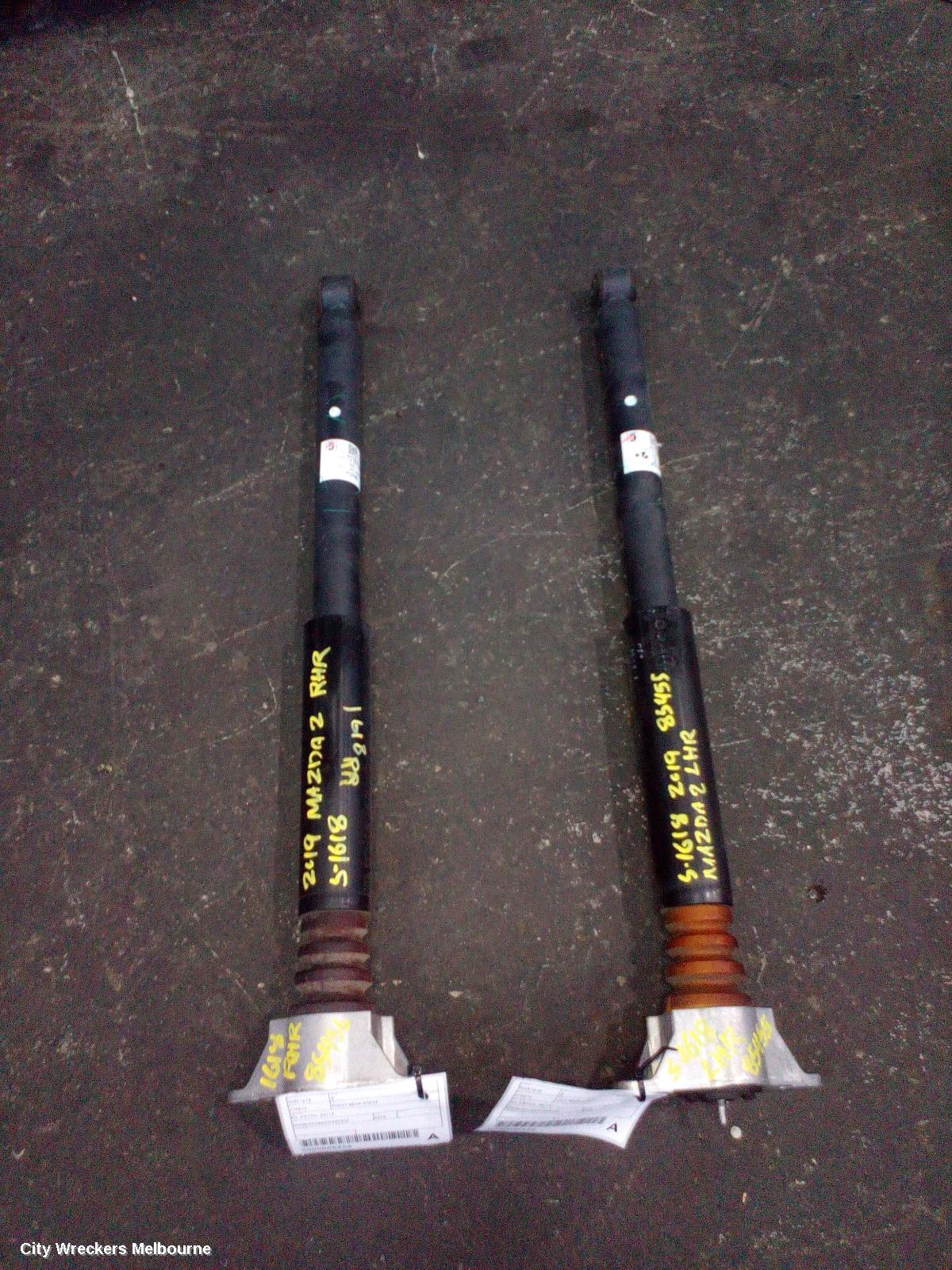 MAZDA 2 RIGHT REAR STRUT, DJ, HATCH, 09/2014 ONWARDS