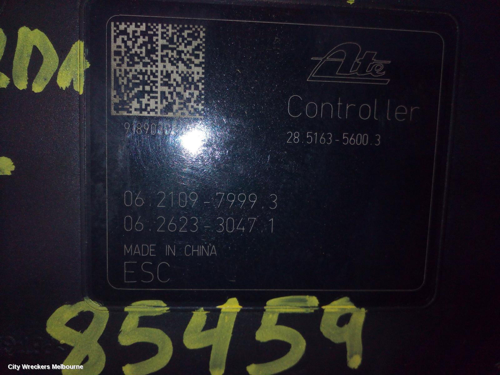 MAZDA 2 ABS PUMP/MODULATOR, DJ/DL, P/N D23N437A0, 09/2014 ONWARDS
