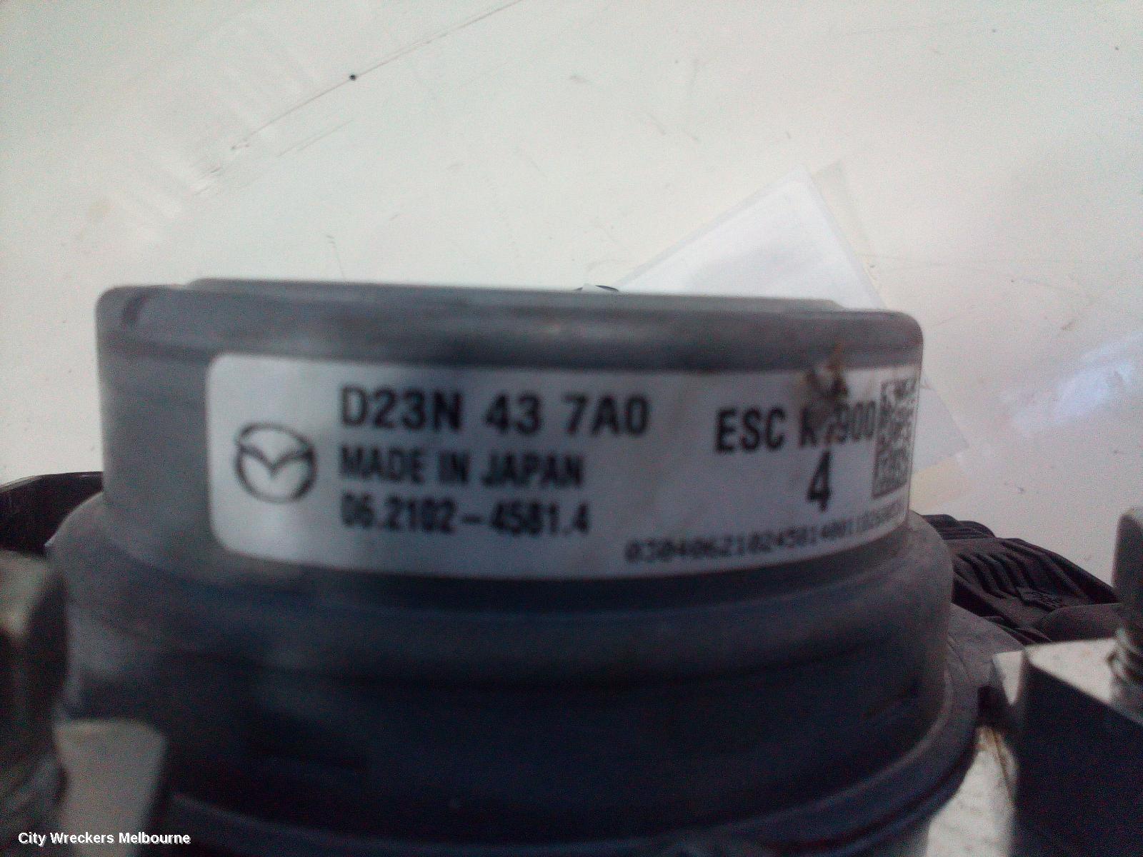 MAZDA 2 ABS PUMP/MODULATOR, DJ/DL, P/N D23N437A0, 09/2014 ONWARDS