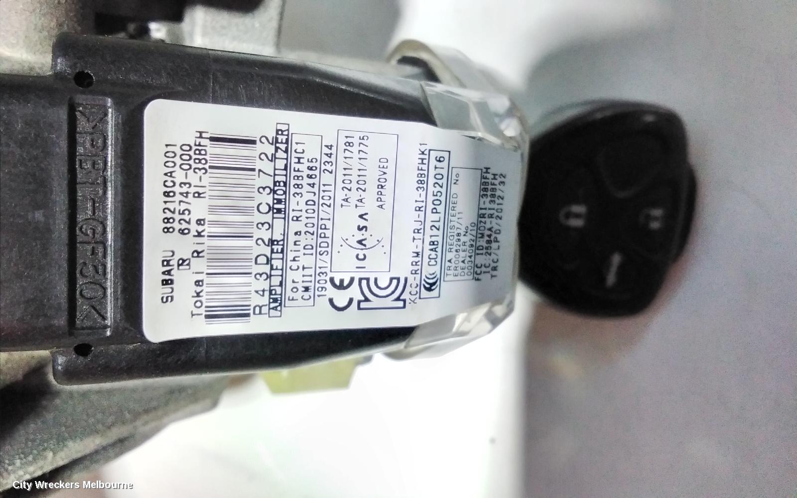 TOYOTA 86 IGNITION W/ KEY, ZN6, 04/2012 - 09/2021