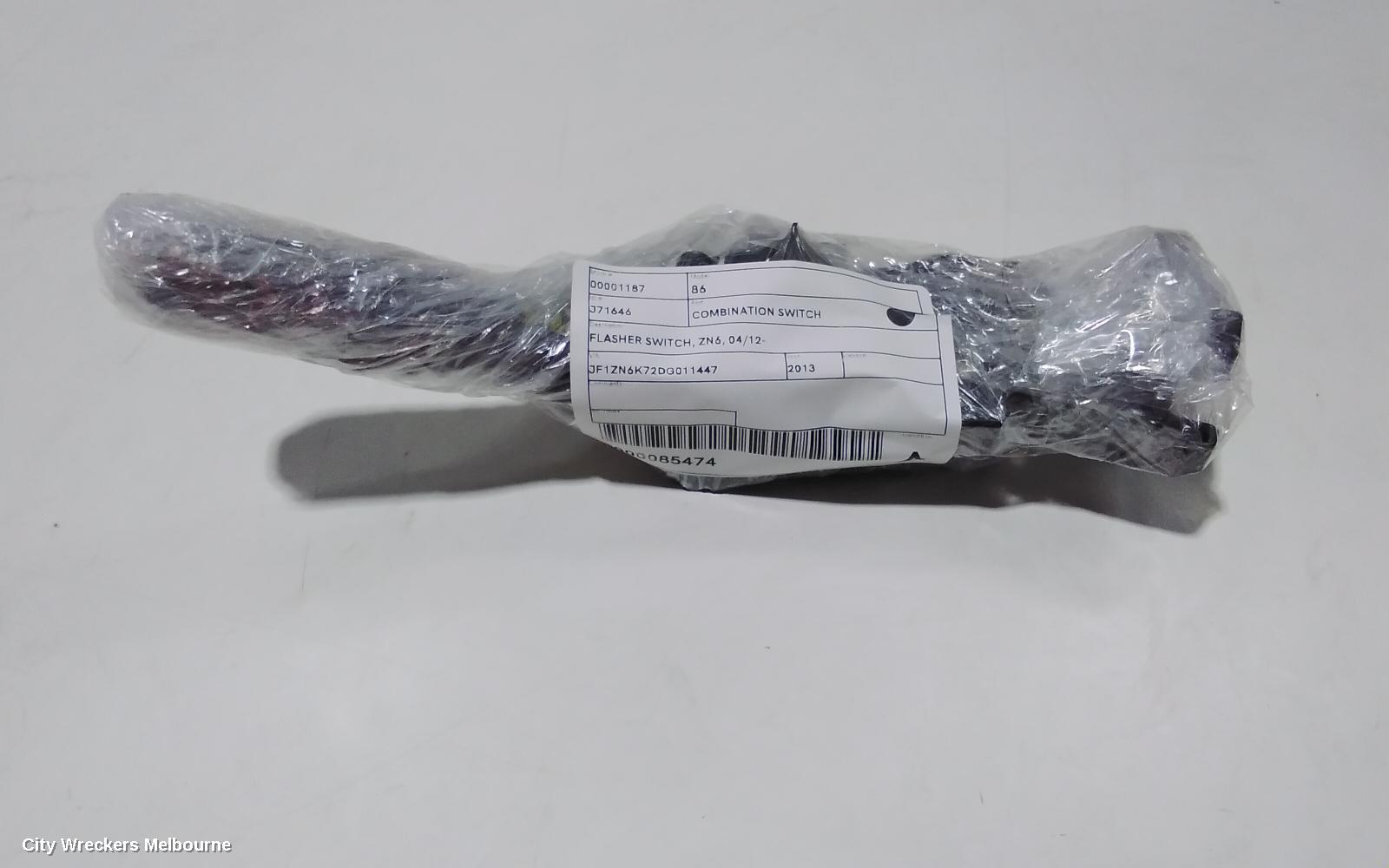 TOYOTA 86 COMBINATION SWITCH, COMBINATION SWITCH ASSY, NON FOGLAMP TYPE, ZN6, 04/2012 - 09/2021