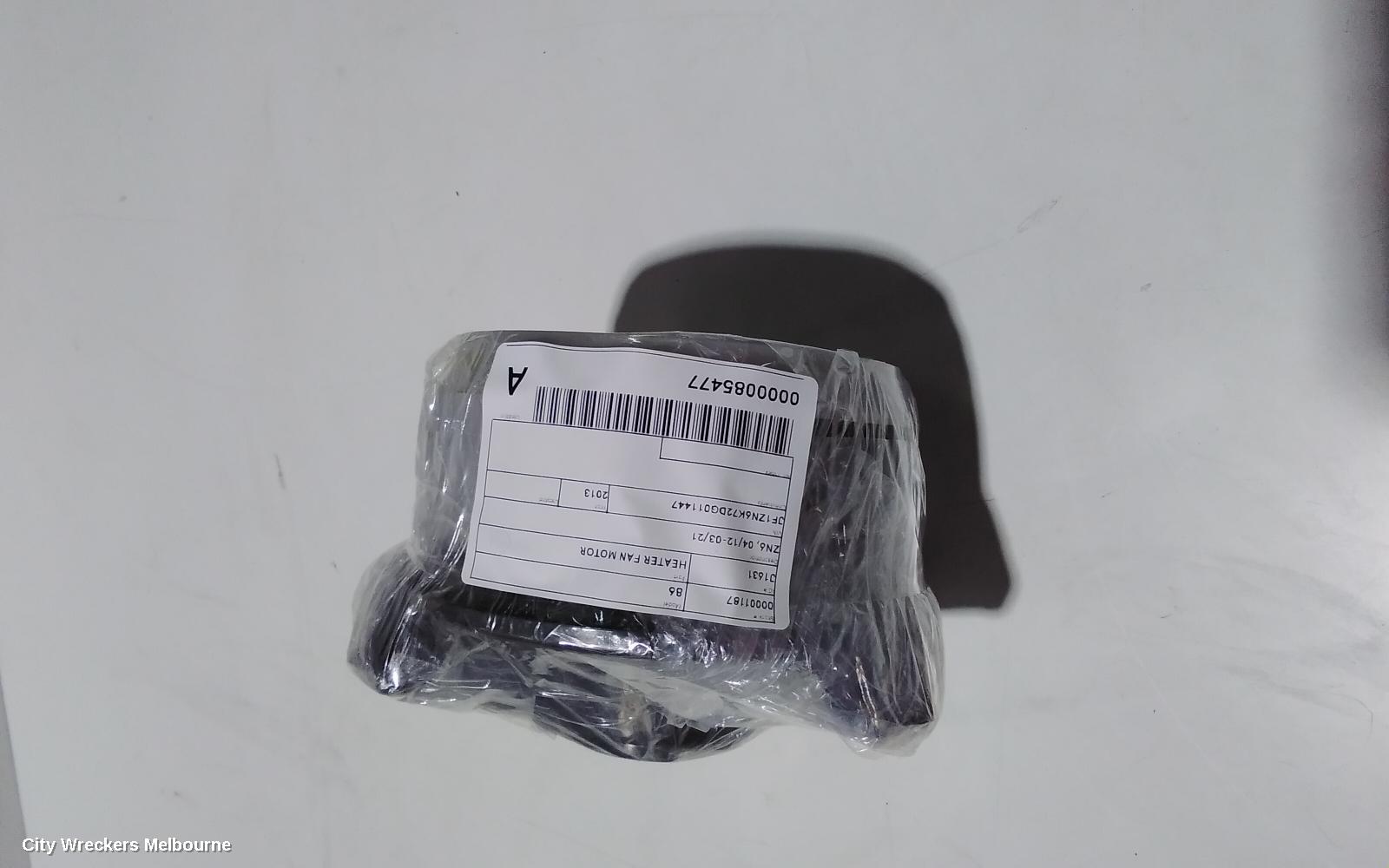 TOYOTA 86 HEATER FAN MOTOR, ZN6, 04/2012 - 03/2021