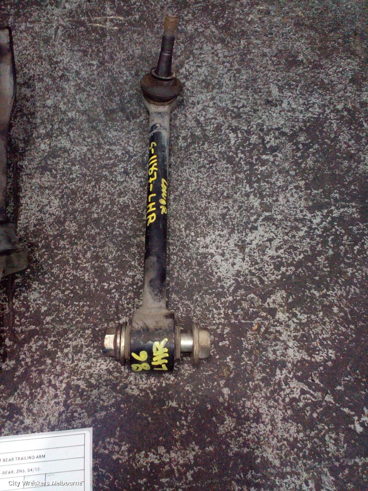 TOYOTA 86 LEFT REAR TRAILING ARM, LOWER CONTROL ARM-REAR, ZN6, 04/2012 ONWARDS