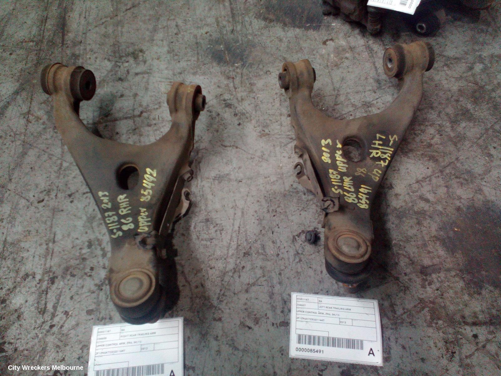 TOYOTA 86 RIGHT REAR TRAILING ARM, UPPER CONTROL ARM, ZN6, 04/2012 ONWARDS