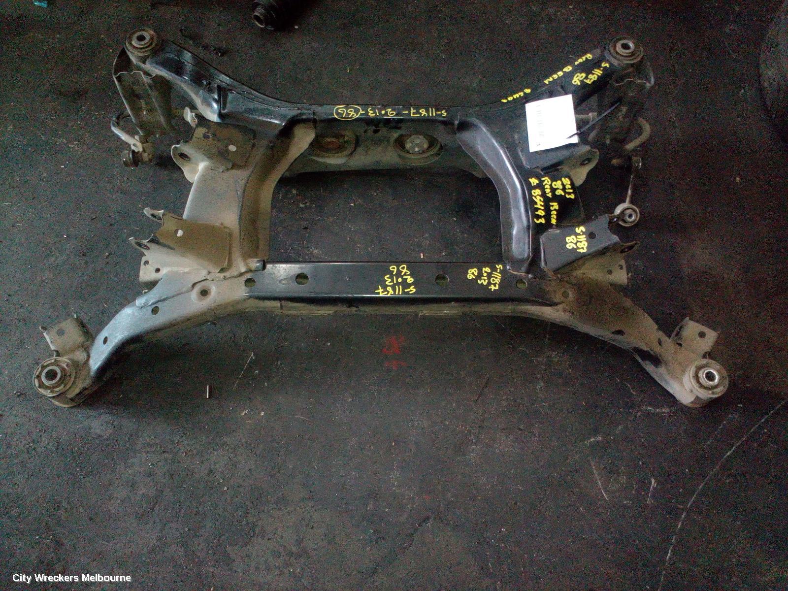 TOYOTA 86 REAR AXLE BEAM (FWD), ZN6, 04/2012 - 09/2021