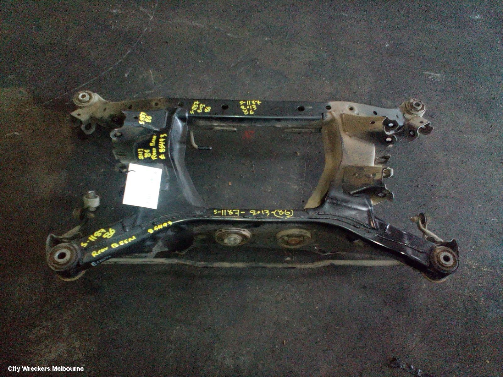 TOYOTA 86 REAR AXLE BEAM (FWD), ZN6, 04/2012 - 09/2021