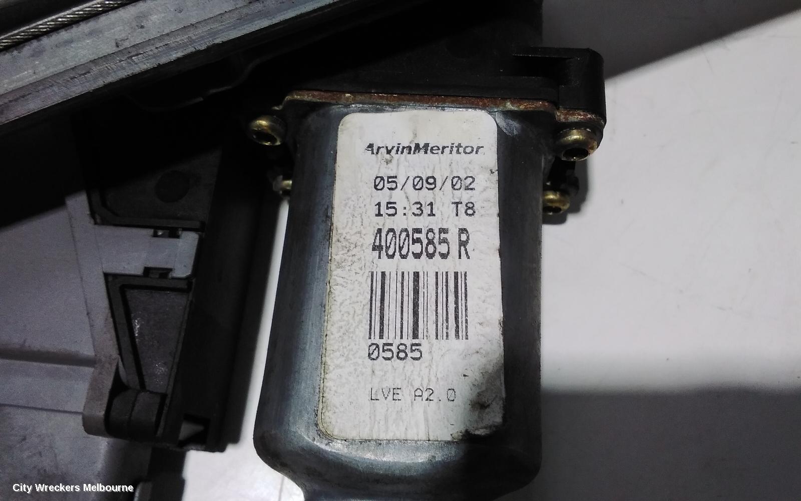 PEUGEOT 307 LEFT REAR WND REG/MOTOR, T5, POWER, 5DR HATCH, 12/2001 - 09/2005