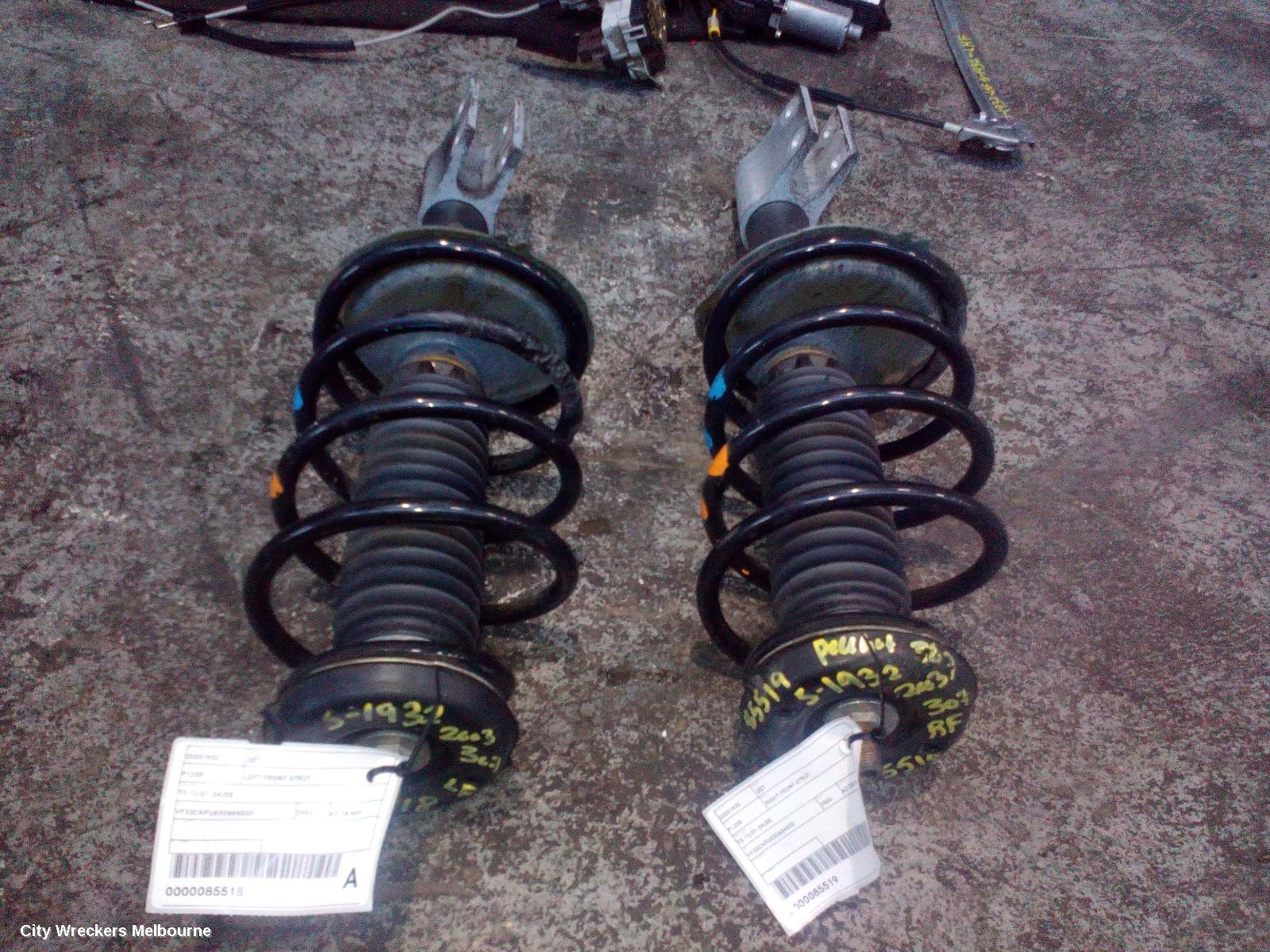 PEUGEOT 307 RIGHT FRONT STRUT, T5 12/2001 - 04/2005