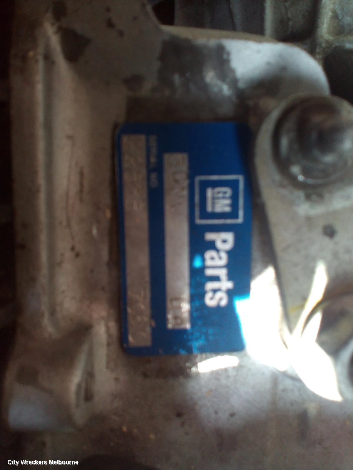 HOLDEN CRUZE TRANS/GEARBOX, AUTO, PETROL, 1.4, MH8, JH, 03/2011 - 01/2017