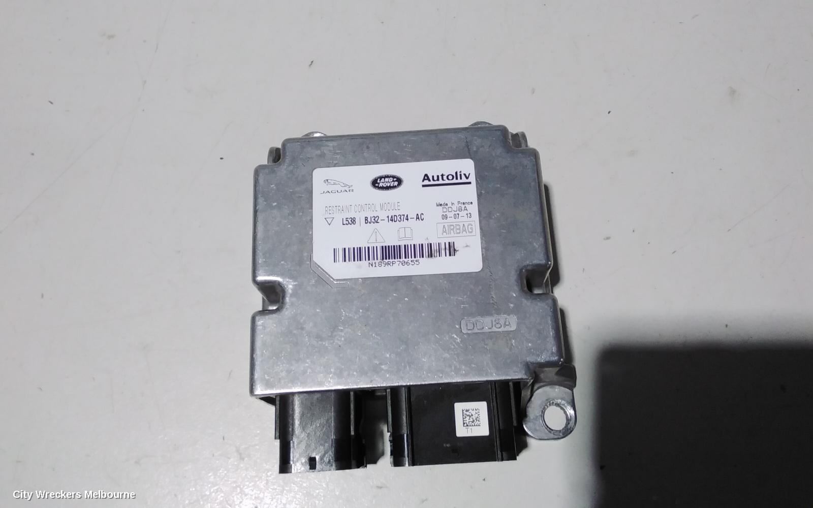 LAND ROVER RANGEROVER EVOQUE AIRBAG MODULE/SENSOR, MODULE, L538, 11/2011 - 01/2019