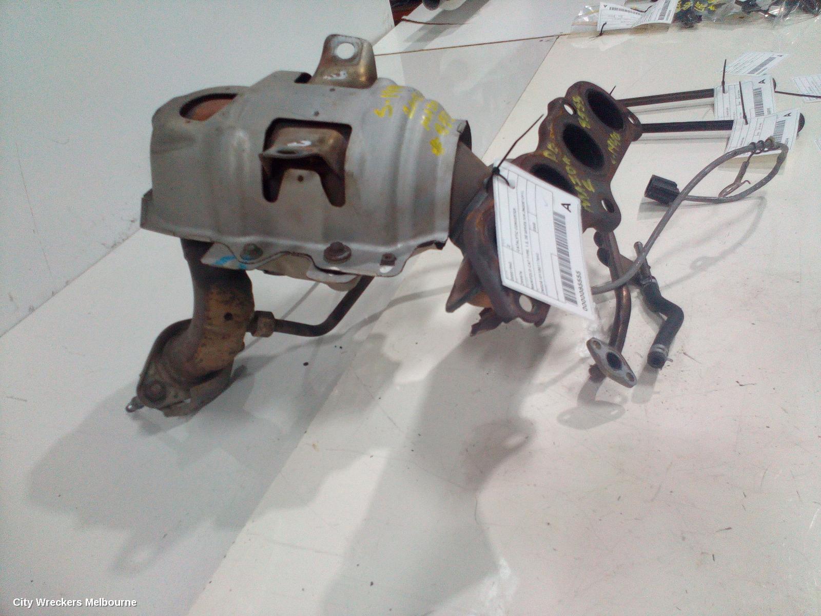 MAZDA 2 CATALYTIC CONVERTER, MANIFOLD-CAT TYPE, 1.5, DE SERIES (VIN JM0DE10Y1), 09/2007 - 04/2010