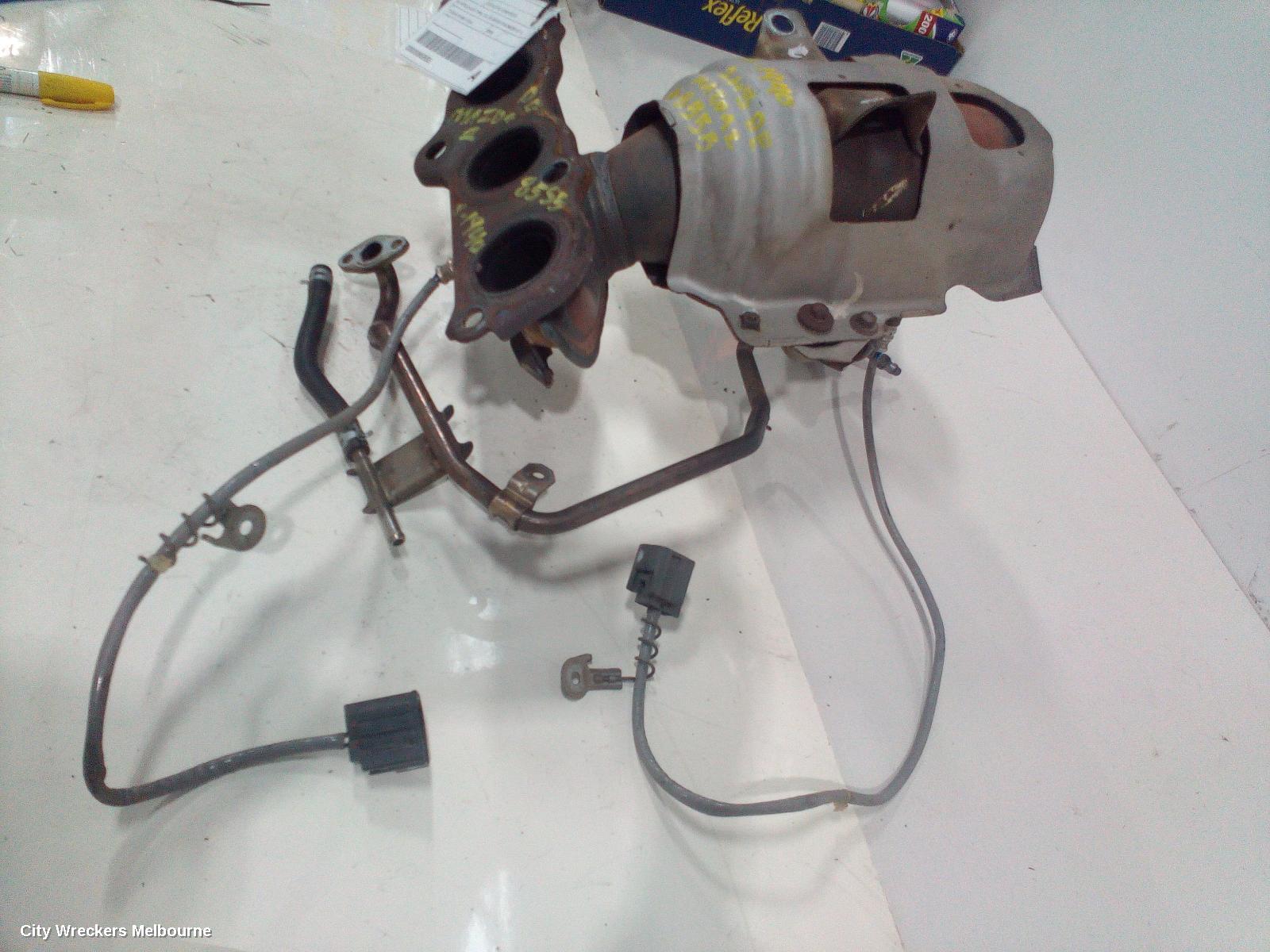 MAZDA 2 CATALYTIC CONVERTER, MANIFOLD-CAT TYPE, 1.5, DE SERIES (VIN JM0DE10Y1), 09/2007 - 04/2010