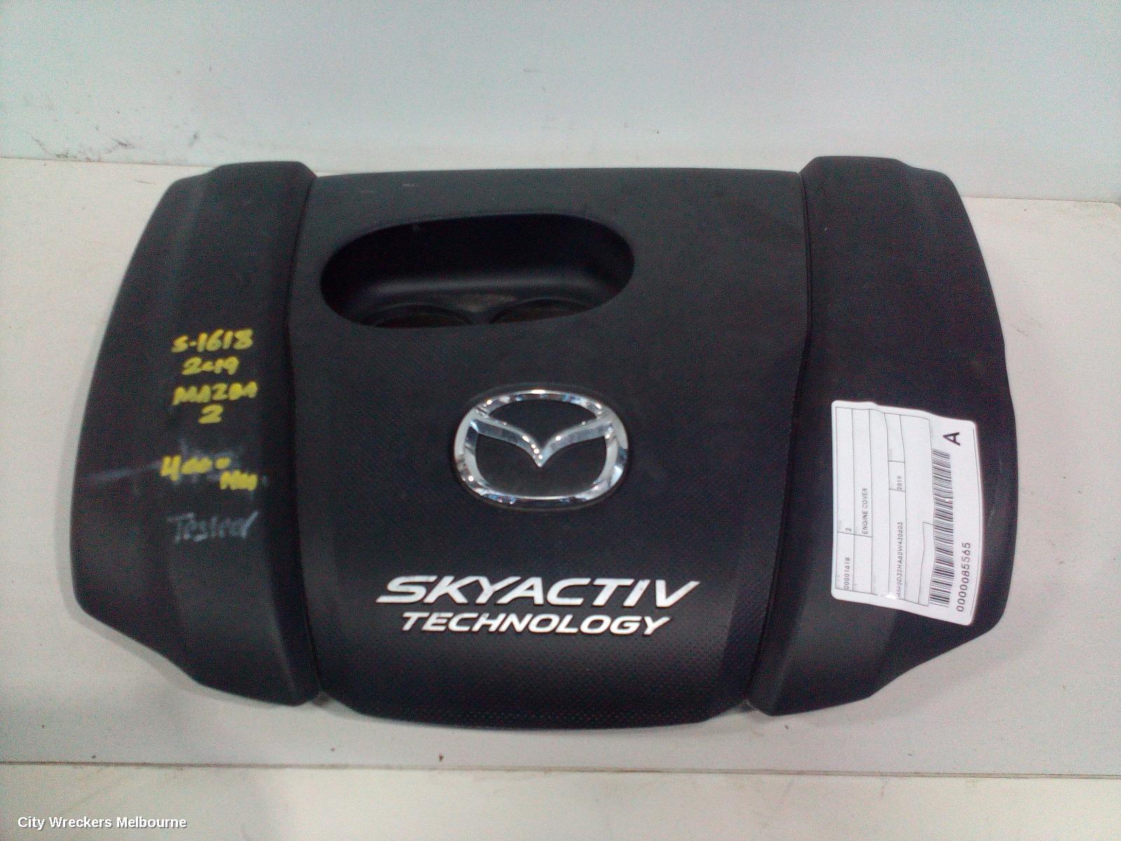 MAZDA 2 ENGINE COVER, PETROL, 1.5, F-5P, DJ/DL, 09/2014 ONWARDS