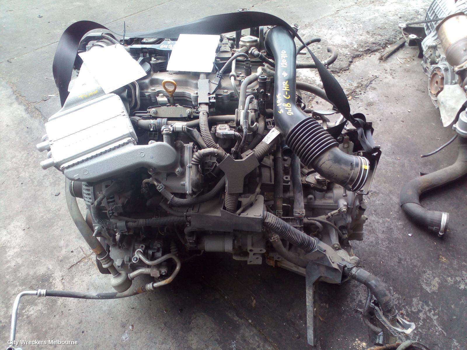TOYOTA C-HR TRANS/GEARBOX, AUTO, FWD, PETROL, 1.2, TURBO, GEN 1, 12/2016 ONWARDS