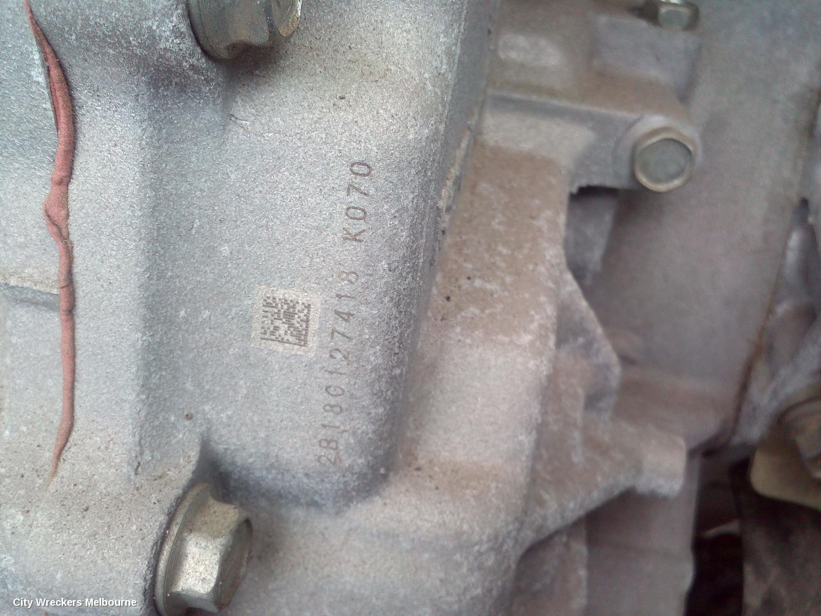 TOYOTA C-HR TRANS/GEARBOX, AUTO, FWD, PETROL, 1.2, TURBO, GEN 1, 12/2016 ONWARDS