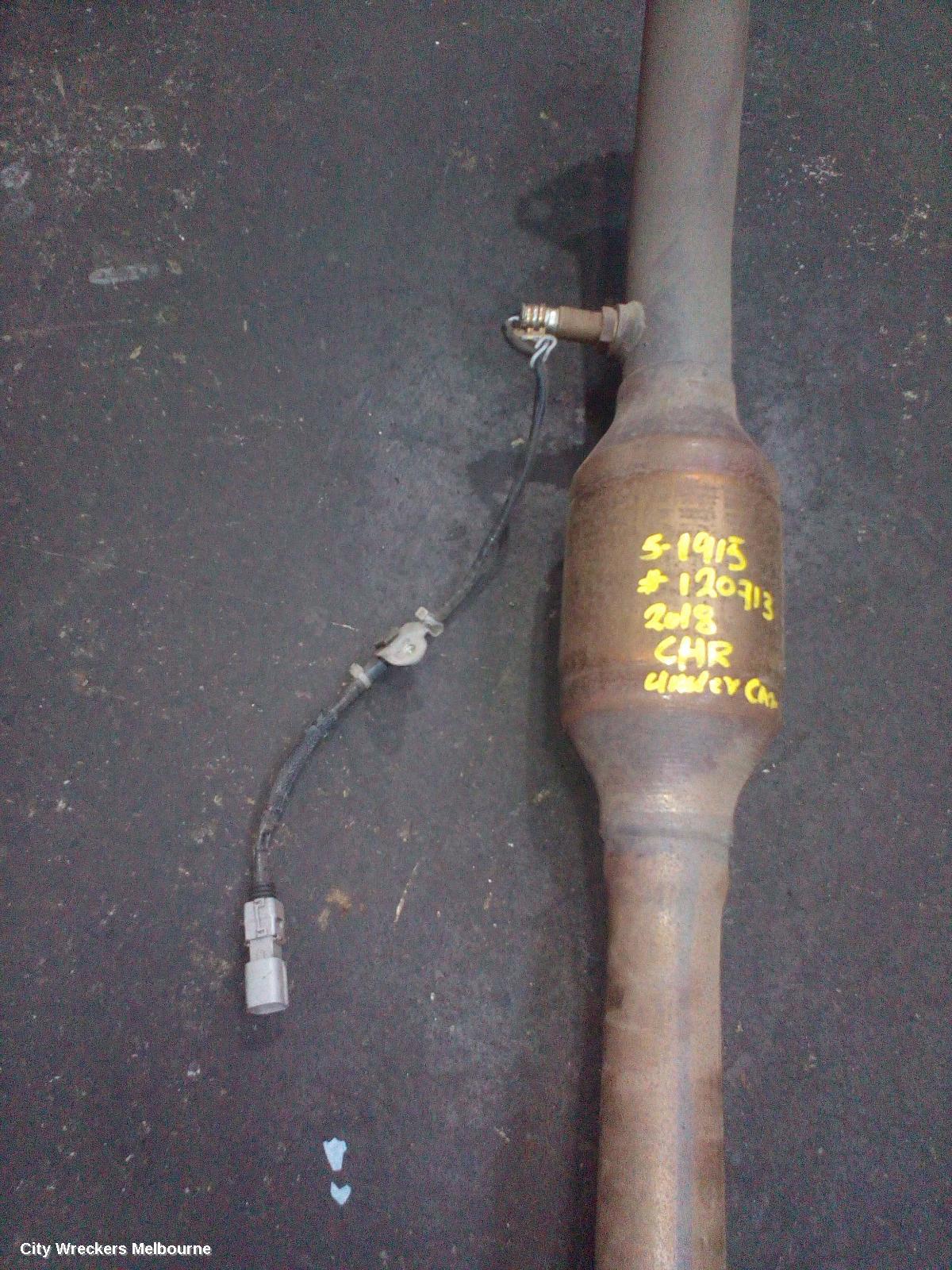 TOYOTA C-HR CATALYTIC CONVERTER, UNDER CAR-CAT TYPE, 1.2, PETROL, GEN 1, 12/2016 ONWARDS