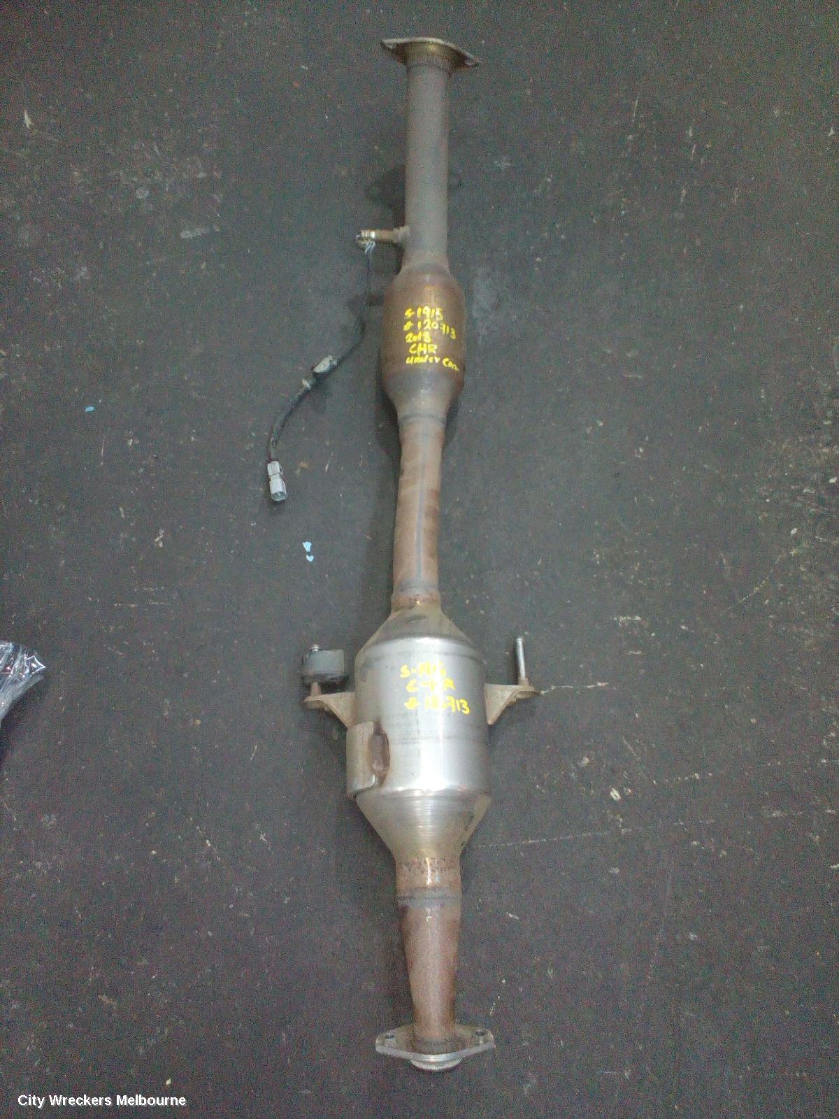 TOYOTA C-HR CATALYTIC CONVERTER, UNDER CAR-CAT TYPE, 1.2, PETROL, GEN 1, 12/2016 ONWARDS
