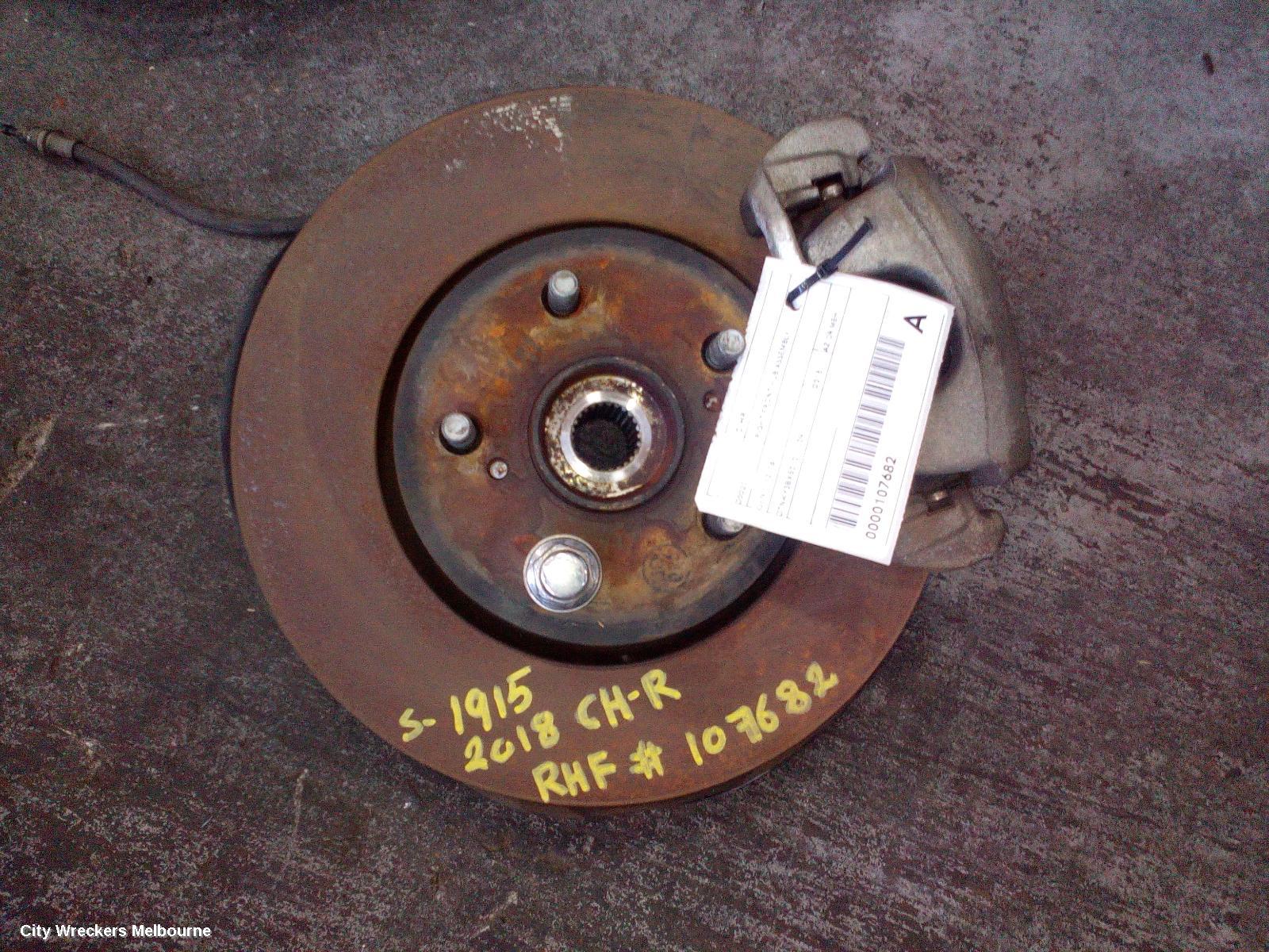 TOYOTA C-HR RIGHT FRONT HUB ASSEMBLY, GEN 1, 12/2016 - 09/2023