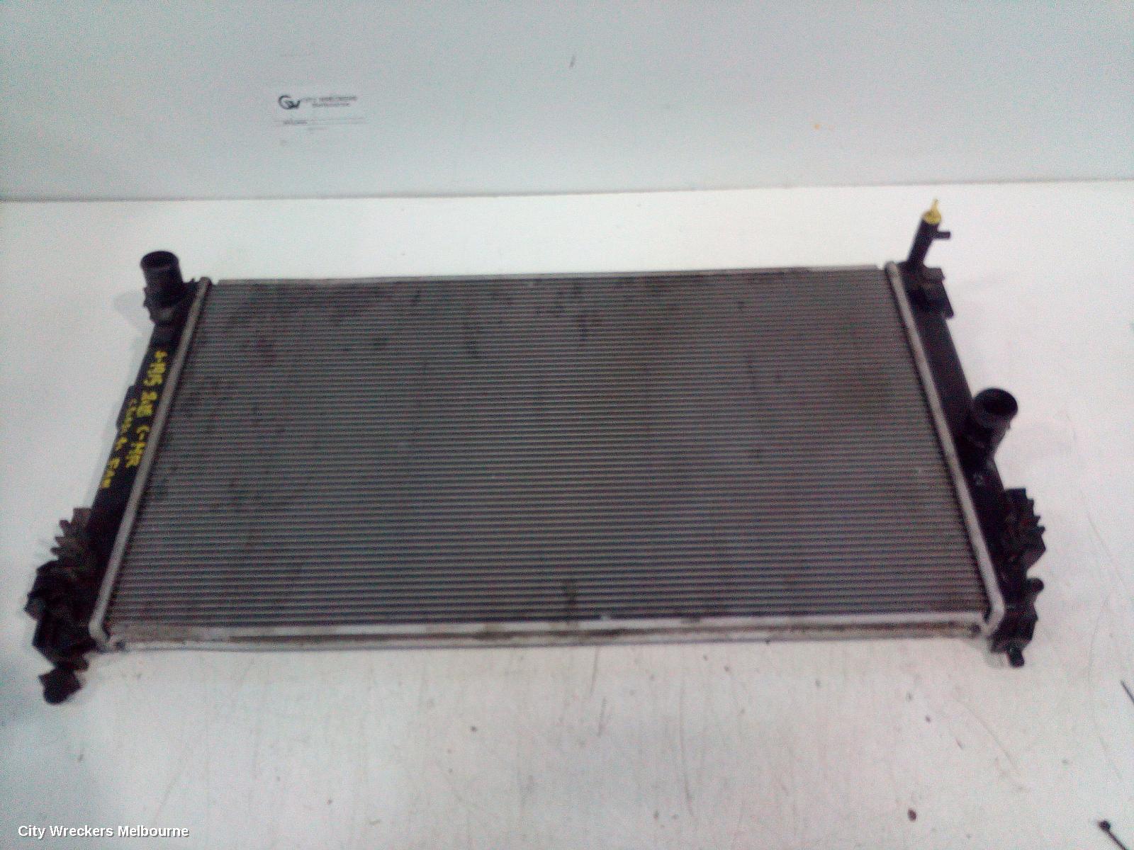 TOYOTA C-HR RADIATOR, AUTO/MANUAL, 1.2, PETROL, GEN 1, 12/2016 ONWARDS