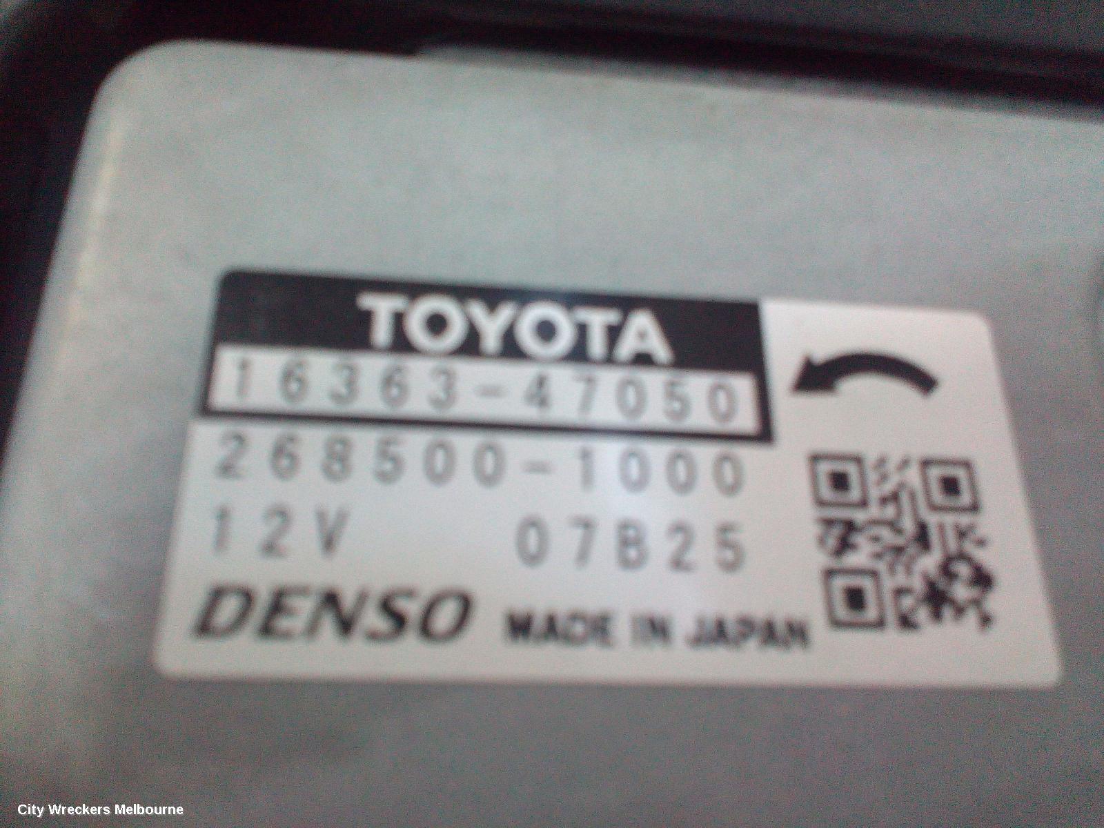 TOYOTA C-HR FAN, DUAL FAN ASSY, 1.2, PETROL, GEN 1, 12/2016 ONWARDS