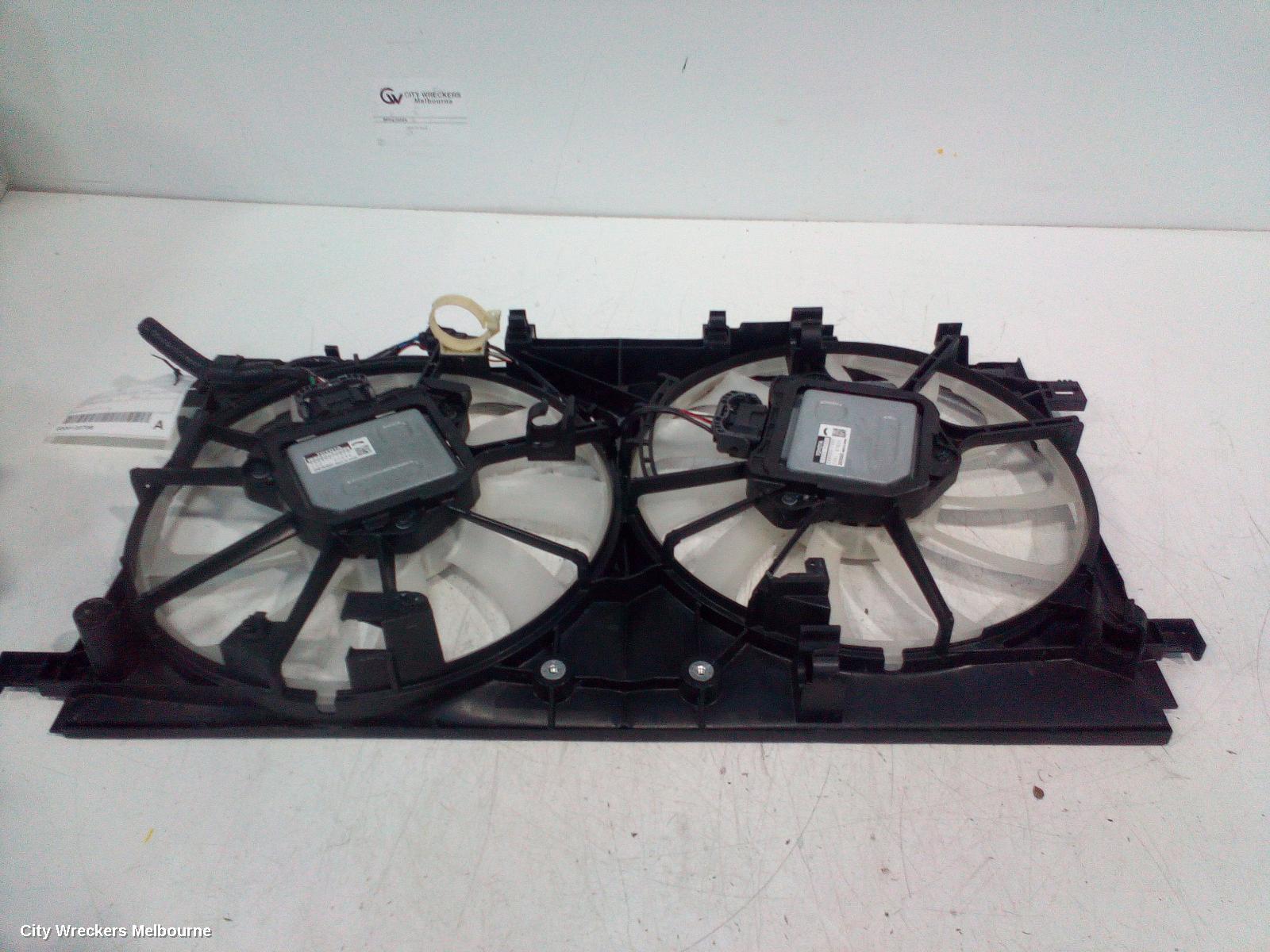 TOYOTA C-HR FAN, DUAL FAN ASSY, 1.2, PETROL, GEN 1, 12/2016 ONWARDS