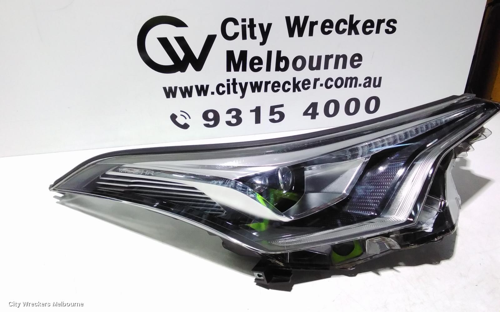 TOYOTA C-HR RIGHT HEADLAMP, GEN 1, LED TYPE, 12/2016 - 09/2019