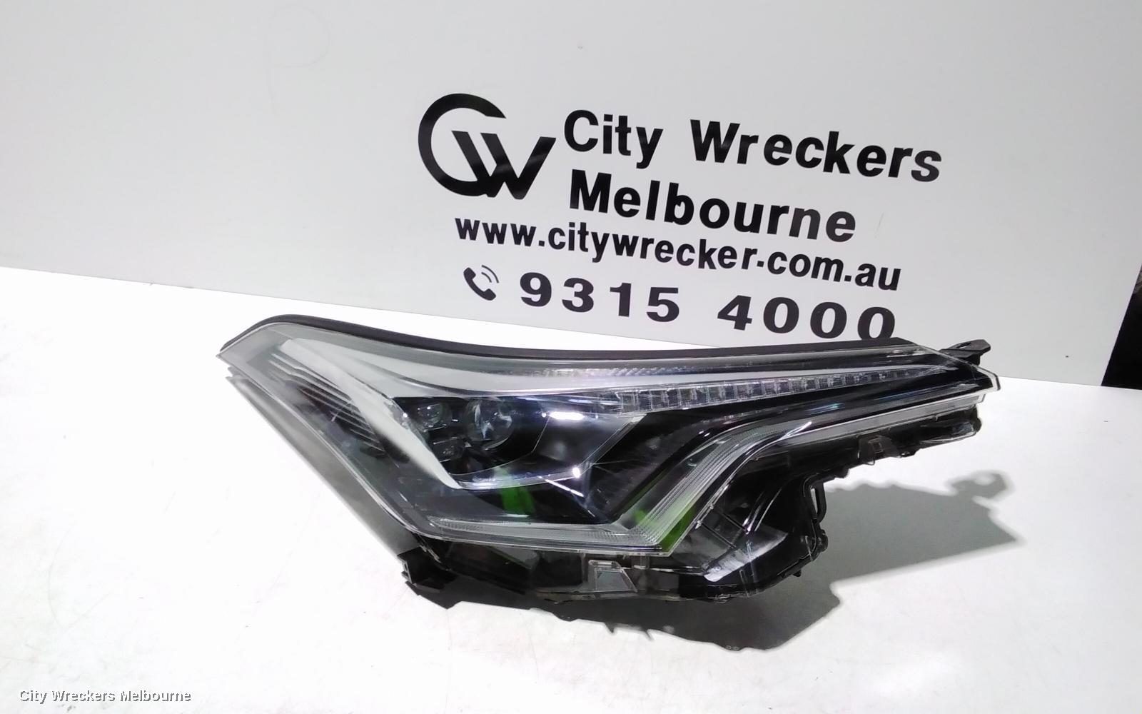 TOYOTA C-HR RIGHT HEADLAMP, GEN 1, LED TYPE, 12/2016 - 09/2019