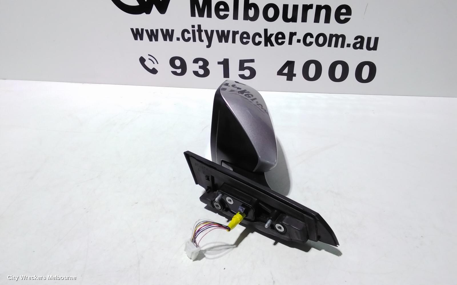 TOYOTA C-HR LEFT DOOR MIRROR, W/ CAMERA TYPE, COLOUR CODED, GEN 1, 12/2016 ONWARDS