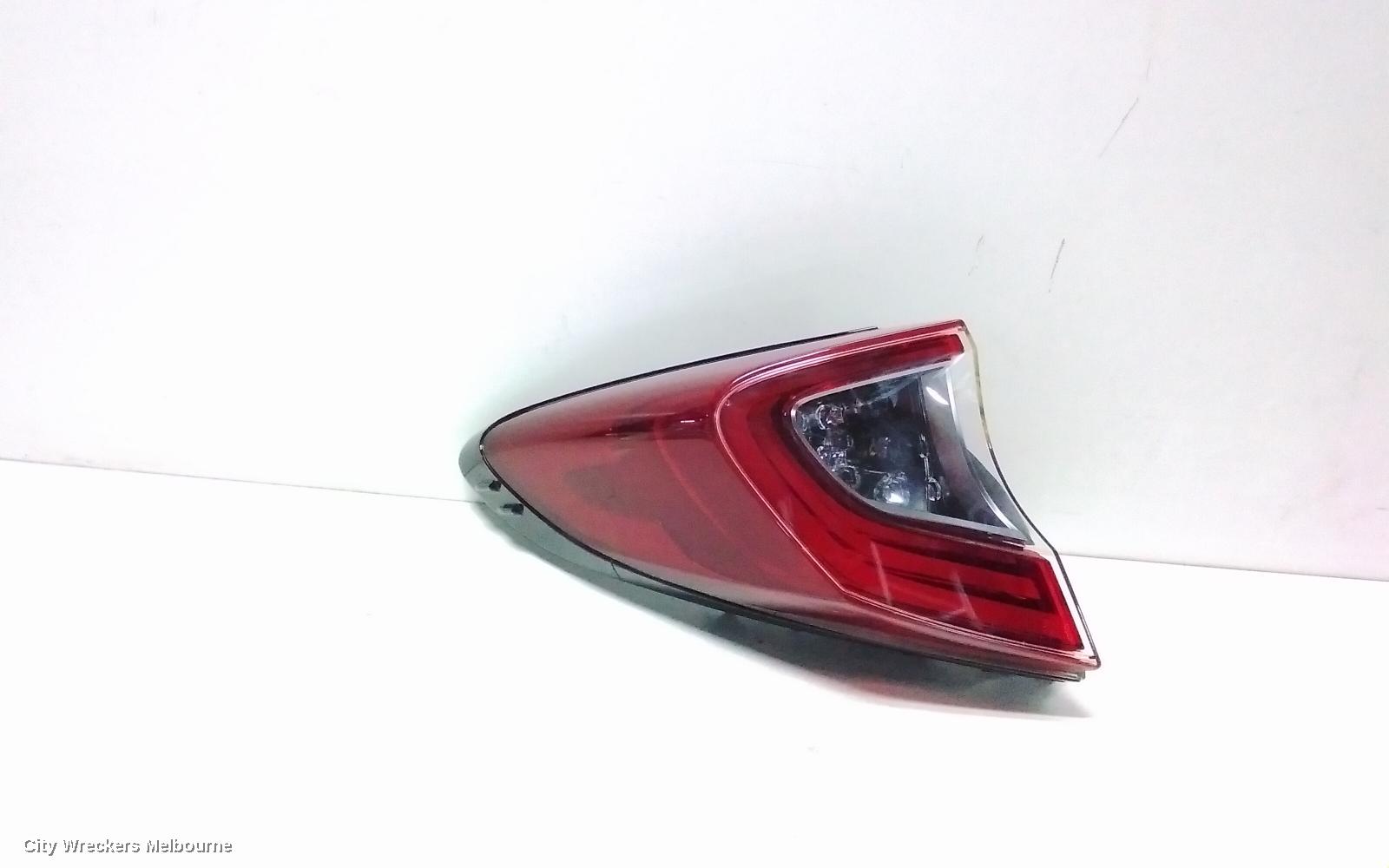 TOYOTA C-HR LEFT TAILLIGHT, GEN 1, LED TYPE, GREY TYPE SURROUND, 12/2016 - 09/2019