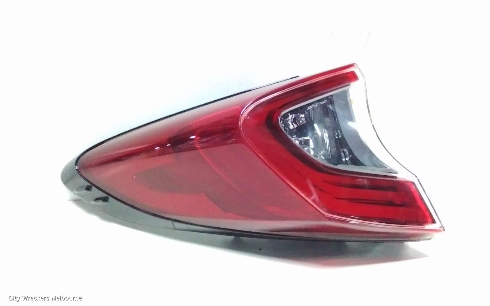 TOYOTA C-HR LEFT TAILLIGHT, GEN 1, LED TYPE, GREY TYPE SURROUND, 12/2016 - 09/2019