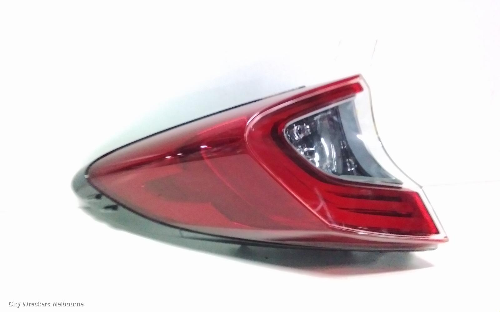 TOYOTA C-HR LEFT TAILLIGHT, GEN 1, LED TYPE, GREY TYPE SURROUND, 12/2016 - 09/2019