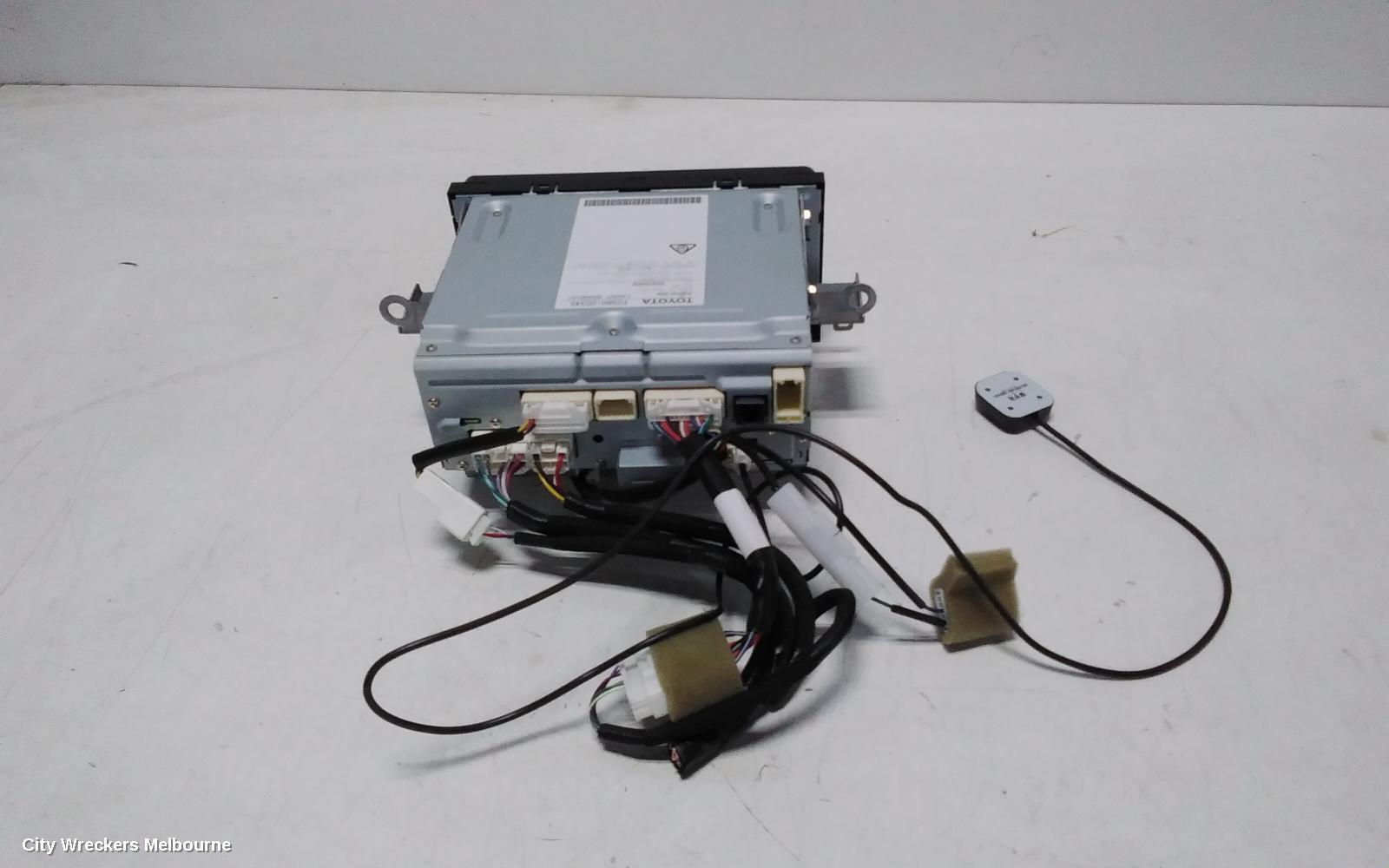 TOYOTA C-HR RADIO/CD/DVD/SAT/TV, TOUCH DISPLAY UNIT, GEN 1, 12/2016 - 09/2019