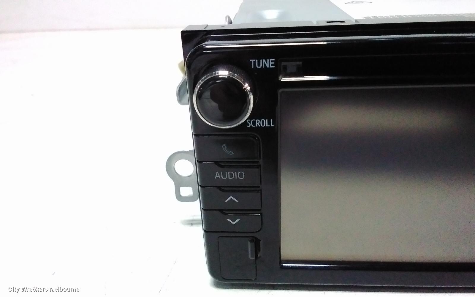 TOYOTA C-HR RADIO/CD/DVD/SAT/TV, TOUCH DISPLAY UNIT, GEN 1, 12/2016 - 09/2019