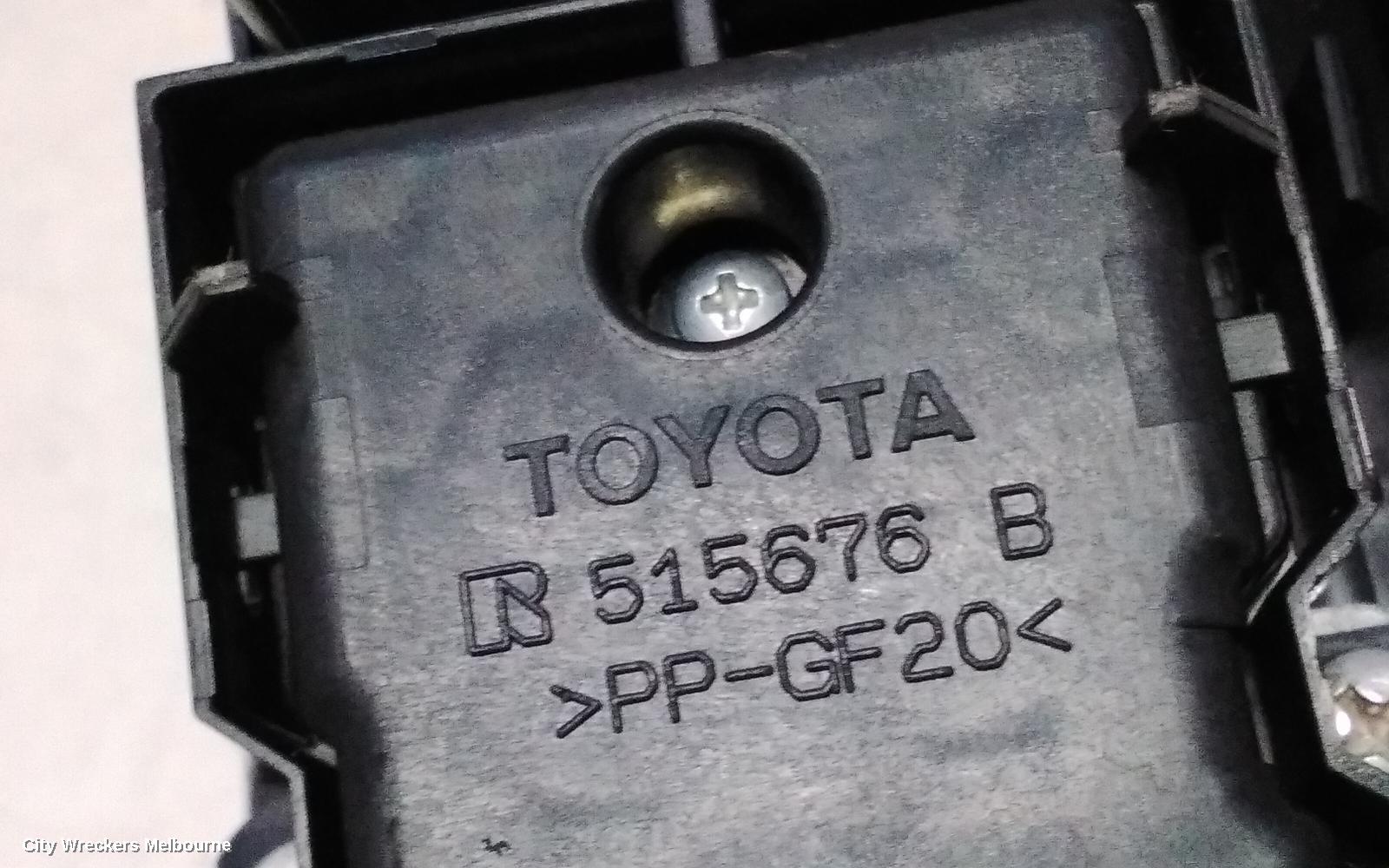 TOYOTA C-HR PWR DR WIND SWITCH, RH FRONT (MASTER SWITCH), NON AUTO TYPE, GEN 1, 12/2016 ONWARDS