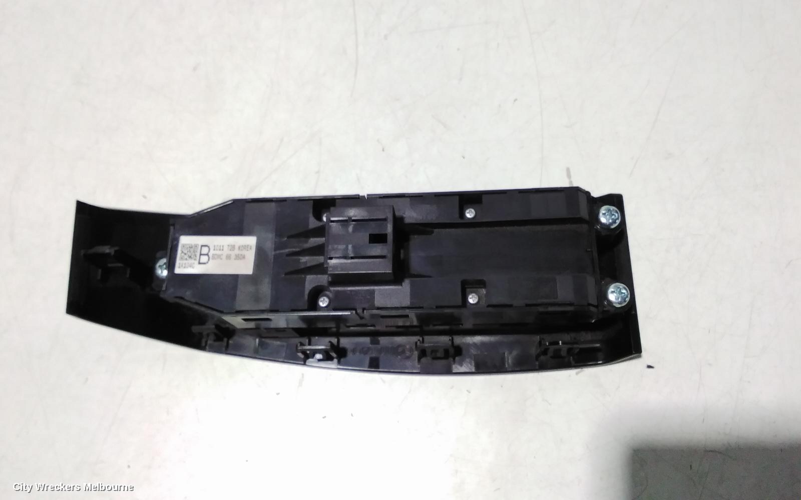MAZDA 3 PWR DR WIND SWITCH, RH FRONT, BLOCK MASTER SWITCH, POWER, AUTO FOLD TYPE, BP, 03/2019 ONWARDS