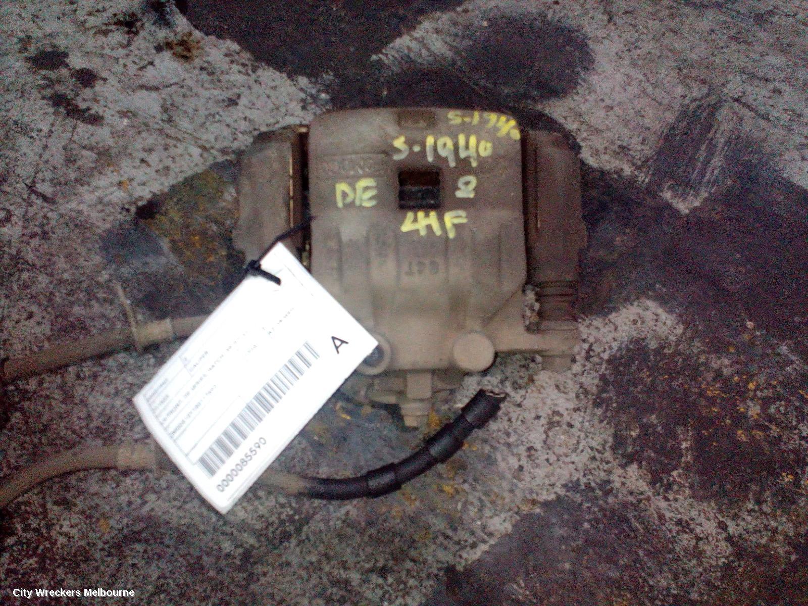 MAZDA 2 CALIPER, LH FRONT, DE SERIES, HATCH, 09/2007 - 01/2011