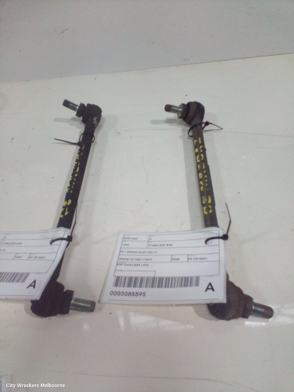 MAZDA 2 STABILISER BAR, DE1 SERIES 09/2007 - 09/2014