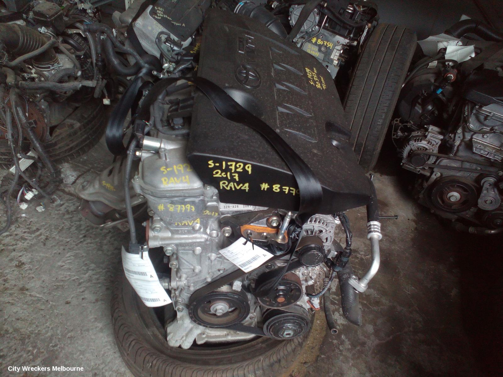 TOYOTA RAV4 ENGINE, PETROL, 2.0, 3ZR-FE, ZSA42R, 12/2012 - 11/2018