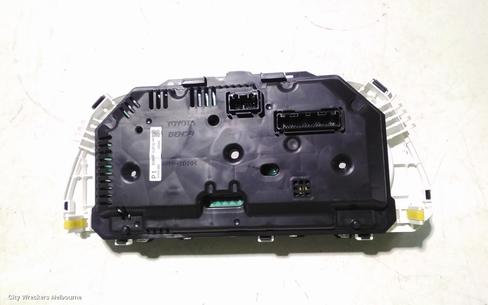 TOYOTA RAV4 INSTRUMENT CLUSTER, INSTRUMENT CLUSTER, DIESEL, GX, AUTO T/M, XA40, 12/2012 - 11/2018